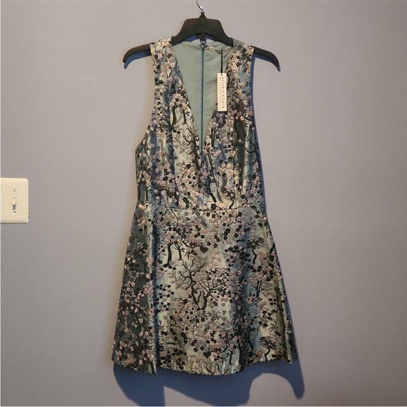 ⭕️ PRICE FIRM NEW Alice + Olivia Size 12 Tennie Jacquard Dress $440 - Picture 12 of 12